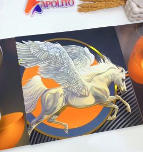 HIASAN DINDING PEMANDANGAN PEGASUS AETHETIC SATU SET ISI 3 WALL DECOR HIASAN DINDING PAJANGAN KAYU