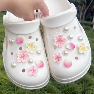 18Pcs Fashion Shoe Charms for Creative Branches and Flowers Clogs Shoe Buckle Cute Shoe Accessories Decoration for Girls Gift