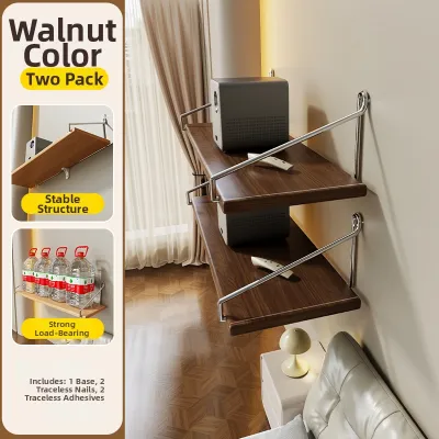 No-Drilling Floating Wall Shelf