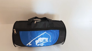 Fishing Rod Bag Large Capacity Portable Fishing Gear Bag Shoulder Crossbody Tackle Bag Cylinder Storage Bag