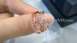 ESCOBAL💕พร้อมส่ง แหวนเงินแท้ Double Diamond แหวนเพชรแถวอัญมณีมงคล แหวนเพชร แหวนแฟชั่น แหวนผู้หญิง แหวนปรับขนาดได้ ของขวัญให้คนสำคัญ ซื้อให้ญาติผู้ใหญ่ ของขวัญคนรัก พร้อมส่ง!!!