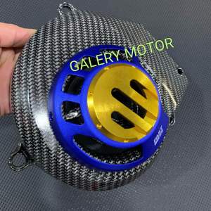 COVER / TUTUP KIPAS CARBON + COVER FULL CNC MOTOR HONDA BEAT CARBU - BEAT FI - BEAT ESP
