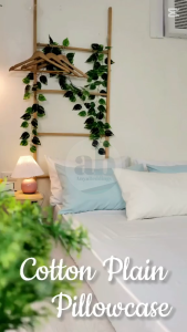 HOTEL & RESORT SUPER SOFT HOTEL QUALITY PLAIN WHITE PILLOWCASE OVERLAP/ WITH ZIPPER CANADIAN COTTON (BY PC ONLY)