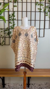 MUAT 80-100KG!!! BAJU BALI ATASAN BLUS JUMBO FIT TO 4XL SJ/G BATIK REAL PICT