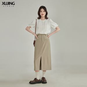Chân Váy Lycra Cao Thắt Đai Bóng Bẩy