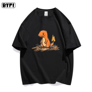 Bandai | 2026 Pok É Mon Creative Graffiti Collaboration Short Sleeve T-shirt for Parent Child Summer Cotton Half Sleeve Casual