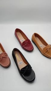 GRATICA SEPATU WANITA FLAT SHOES 57 DR Material Sintetis Ukuran Eu 36-40 Warna Maroon Cream Abu Hitam Bentuk Round Toe - Lazada