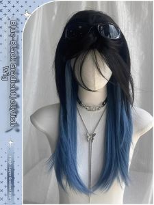 SHANGE | Layered Colored Synthetic Wig Medium Length