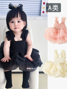 Váy Công Chúa Mùa Hè Cho Bé Gái Váy Sinh Nhật Cho Trẻ Sơ Sinh Và Trẻ Em Váy Xếp Ly Bằng Vải Polyester Dây Đeo Vai Cho Bé Gái