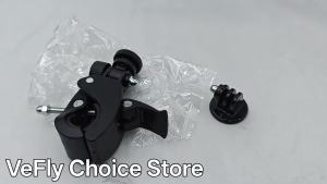 Motorcycle Handlebar Bicycle Mount Clip For Gopro Hero 12 11 10 9 8 7 6 5 4 Action Camera Bike 360 Degree Tripod Accessories