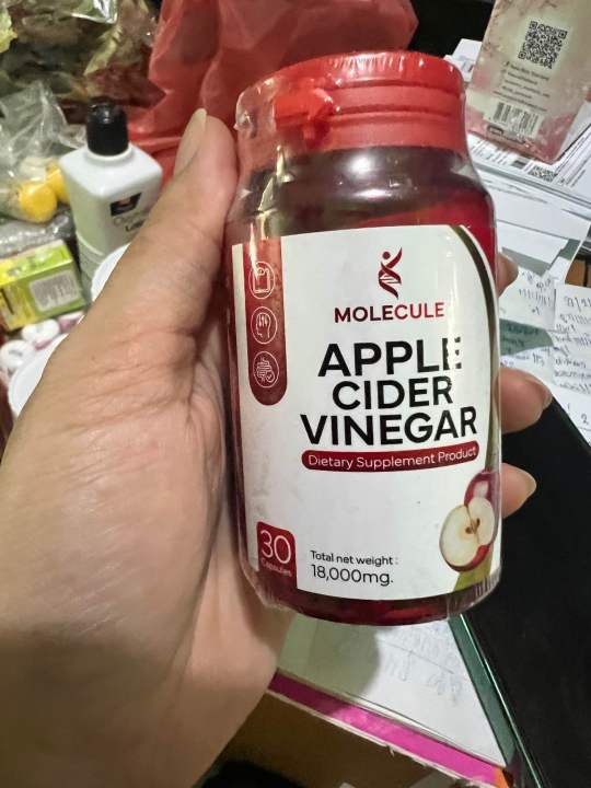 Molecule Apple Cider Vinegar โมเลกุล แอปเปิ้ลไซเดอร์ วีเนก้าร์ กระปุกแดง1ปุก Th