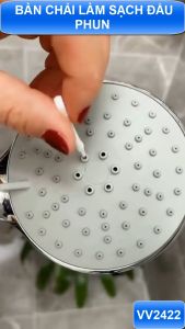 Bàn chải nhỏ làm sạch đầu vòi hoa sen vòi nước điện thoại. Chống nghẽn tắc nước