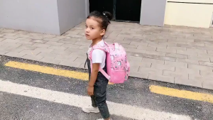 Bag For Kids Kindergarten For Girl Pony Cartoon School Backpack 1-4 Years Old