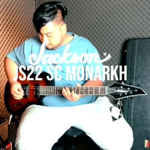 JACKSON JS Series Monarkh JS22 SC Electric Guitar with Double Humbucker Red Stain ( JS22 / JS-22 / JS 22 )
