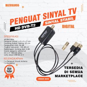 Penguat Sinyal Digital Antena TV & Penambah Channel Saluran Taffware Amplifier TFL-D15