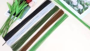 100 Pcs Floral Wire 26 Gauge Crafts Florist Green Floral Wire for Crafts Bouquet Stem Wreath Making Flower Arrangement Supplies1