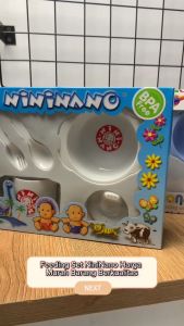 Nininano Feeding Set Peralatan Makan Bayi / Kado Bayi Kemasan Box / Tempat Makan Bayi / Alat Makan