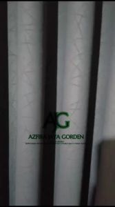 Gorden jendela polos tebal murah model aesthetic minimalis mewah 12 ring pemisah ruangan terbaru
