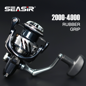 SeaSir | SEASIR Contra Spinning Fishing Reel 3000-6000 5.2:1 Max Drag 15KG/33LB Aluminum Power Handle All Metal Seawater Big Fish Coil