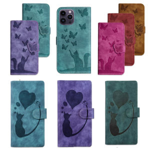 3D Embossed Cute Animals Leather Phone Wallet Case Book For iPhone 16 15 14 13 12 11 Pro Max 16e XS 7 8 Plus Magnetic Flip Cover