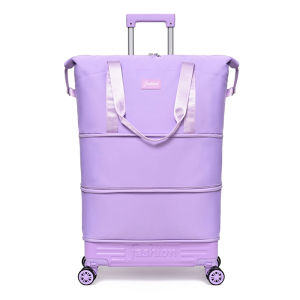 IRD | Portable Lightweight Travel Bag with Large Capacity Multiple Layers Foldable Design Retractable Handle and Wheels