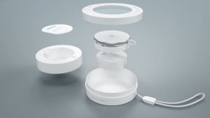 Đế sạc không dây nagsafe Choetech T580 dùng cho điện thoại và tai nghe có chuẩn sạc QI