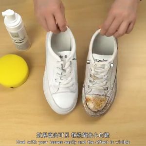 White Shoe Foam Cleaner Pencuci Kasut Perempuan Lelaki Pembersih Kasut Putih Sukan Dry Cleaning Spray Sports Shoes Sneaker Cleaning