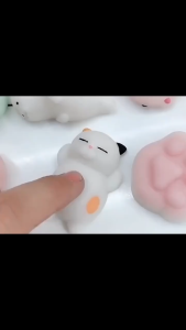 CuddleCove 50PCS Squishy Toys Stress Relief Pinch Set Cute Animal Stress Balls & Mini Soft Mochi Sensory Toys for Kids
