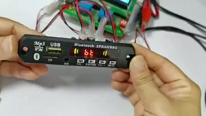 KEBIDU | KEBIDU Bluetooth MP3 Decoder Board 80W Audio Amplifier Handsfree Car MP3 Player DC 12V Wireless Radio Module AUX TF FM U-Disk