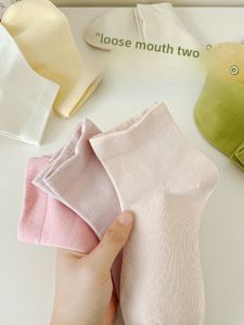JINGCHI | Mothers Postpartum Short Socks Womens Spring Autumn Thin Cotton Anti-Odor Sweat Absorbent Loose Mid-Calf Summer Socks
