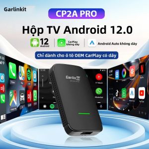 CarlinKit CP2A Pro Android 12 TV Box 2GB+16GB Wireless CarPlay Android Auto Smart Car Ai Box Hỗ Trợ Video YouTube Netflix