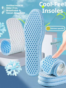 1Pair/2Pair/3Pair Breathable Shoe Insoles Sweat Absorbing Anti Odor Soft Sports Inserts for Men Women Running Sneakers