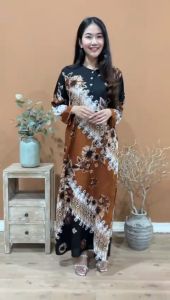 Longdres Rayon AUDYA Kekinian Daster Panjang Busui Batik Terbaru By Bakul Daster