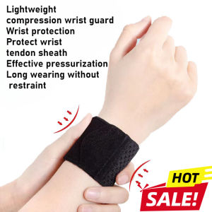 1PC Adjustable Sports Wristband Breathable Sweat-Absorbent Lightweight Elastic Support for Gym Ball Sports & Housework