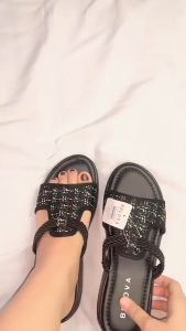 B E A L O V A ~ Sandal wedges wanita slip on bahan Rajut Premium anti selip kode 826