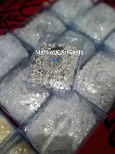 Ikat Pinggang Plat Bros Obi Gesper Diamond Pengantin Gold Silver