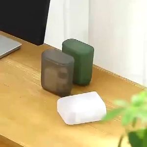 Portable Data Cable Headset Dust-proof Storage Box Simple Mobile Phone Data Line Plug Case with Cover