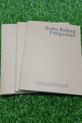 BUKU REKAP PENJUALAN OLSHOP SIMPLE MURAH UKURAN A5 ISI 40 LEMBAR 80 HALAMAN READY STOK