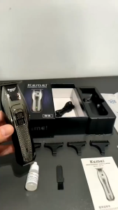 Kemei Hair Trimmer Zero Gapped Professional Hair Clipper Electric Haircut Original Rechargeable Razor Shaver Beard SUsb Type Hair Cut KM-161