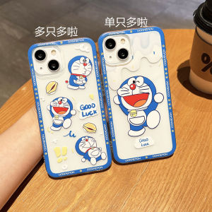 เคสโทรศัพท์OPPO Realme 12x 12 12pro+ 12+ 5Gน่ารักการ์ตูนโชคดีDoraemonรูปแบบโปร่งใสกันกระแทกยางนุ่มปลอกเคส Realme12 Pro+ Realme12+ 5Gคลาสสิกเคสโทรศัพท์กรณี
