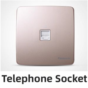 Panasonic | Large Panel Curved Champagne Gold Switch Socket 86 Type 16A