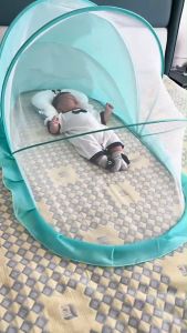 Màn Chống Muỗi Cho Bé – Gấp Gọn Nhẹ & Di Động Chất Liệu Mềm Mại Thoáng Khí An Toàn & Hiệu Quả