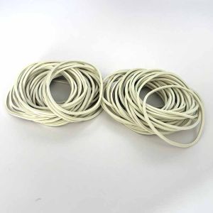 300pcs Elastic Rubber Bands White Color Stretchable Latex Ring School Office Home Industrial Ring Package Holder Rubber Band