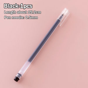 1pcs Whosleale ballpen set muji style Gel Pens Black 50pcs Ball Pen with Refills 0.5mm sign pen