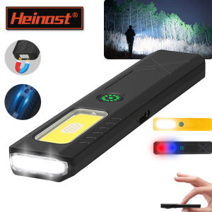 LED Keychain Flashlight USB Rechargeable 600Lm Portable EDC Mini Torch Light Pocket Lantern Flood Work Light With Magnet