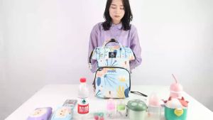 Waterproof Diaper Mommy Bag Maternity for Newborn Baby Large Capacity Backpack Insulation Milk Storage