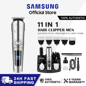 Samsung 11 IN 1 Hair Clippers for Men Professional Wireless Hair Trimmer Rechargeable LED Display Waterproof Shaver Hair Cutting Machine Sideburns Beard Shaver Kits