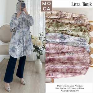 TUNIK LITRA LD 110 BY MOCA TUNIK CRINKLE