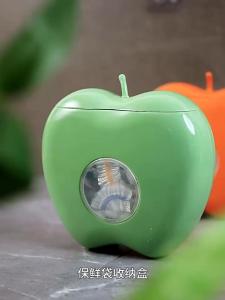 Disposable Food Cover Storage Box Wall-mounted Plastic Wrap Elastic Fresh Keeping Bag Organizer