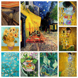 Jigsaw Puzzle 1000PCS-50X70CM Famous Artist Scene Brain Teaser Calming Activity Decor Gift
